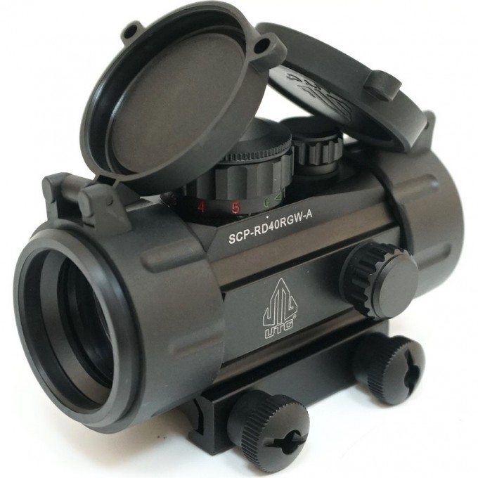 Коллиматор LEAPERS UTG 1x30 ITA, , точка 4MOA SCP-RD40RGW-A Коллиматор LEAPERS UTG 1x30 ITA, , точка 4MOA SCP-RD40RGW-A
